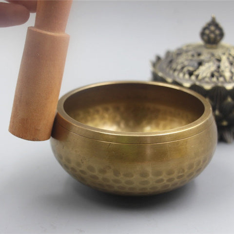 Nepal Handmade Copper Singing Bowl Buddha Sound Bowl Yoga Bowl Meditation Bowl Turning Sutra Bowl SPA Sound Therapy m3331267