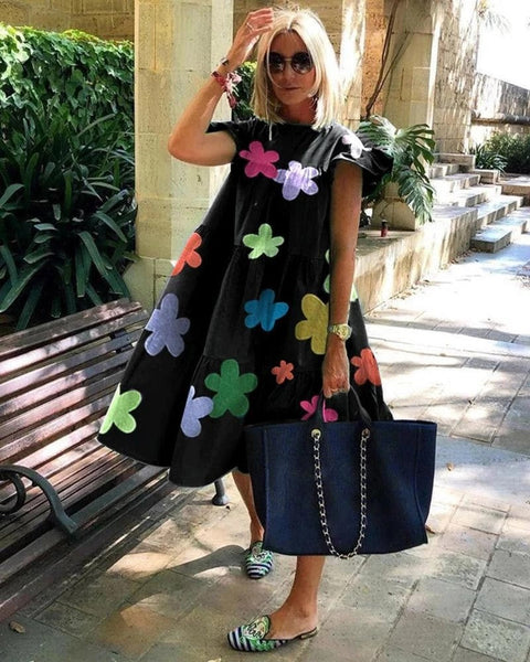 Women's Sweet Holiday A- line Dress M300179