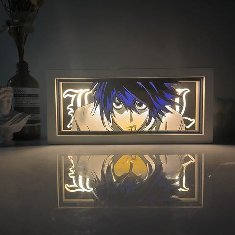 ONE PIECE Dragon Ball Hokage Paper Carving Lamp Photo Frame