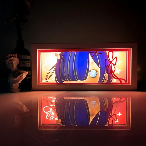 ONE PIECE Dragon Ball Hokage Paper Carving Lamp Photo Frame