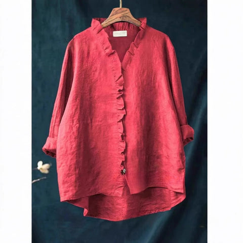 Loose printing crew neck casual large size women's T-shirt m301280