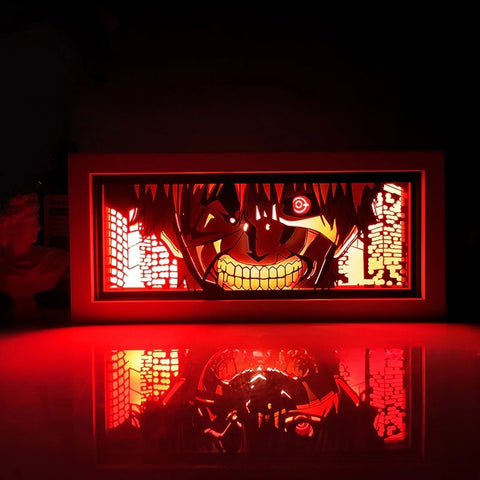 ONE PIECE Dragon Ball Hokage Paper Carving Lamp Photo Frame