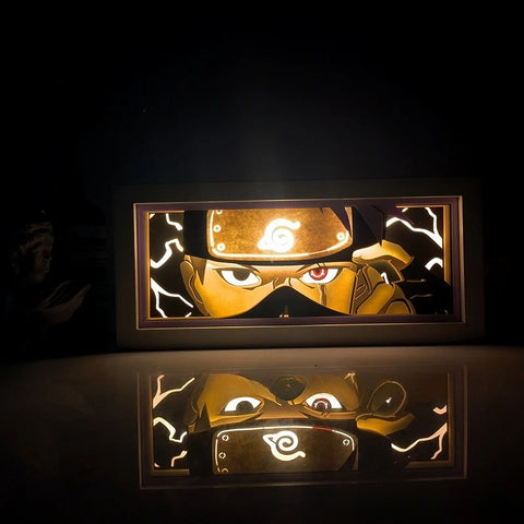 ONE PIECE Dragon Ball Hokage Paper Carving Lamp Photo Frame