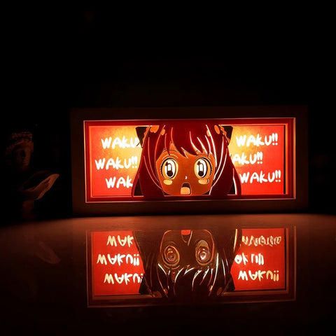 ONE PIECE Dragon Ball Hokage Paper Carving Lamp Photo Frame