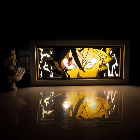 ONE PIECE Dragon Ball Hokage Paper Carving Lamp Photo Frame
