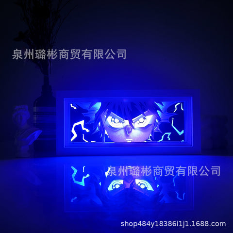 ONE PIECE Dragon Ball Hokage Paper Carving Lamp Photo Frame