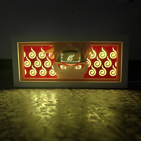 ONE PIECE Dragon Ball Hokage Paper Carving Lamp Photo Frame