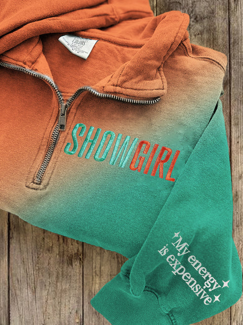 3D printed women's autumn and winter fashion casual stand-up collar sweater m302118