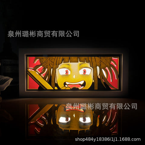 ONE PIECE Dragon Ball Hokage Paper Carving Lamp Photo Frame