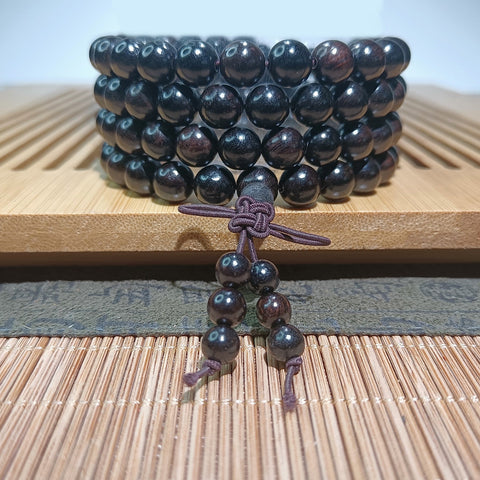 Guofeng 108 bracelets, sandalwood bead bracelets, various handheld Chinese knot rosary beads m3331293