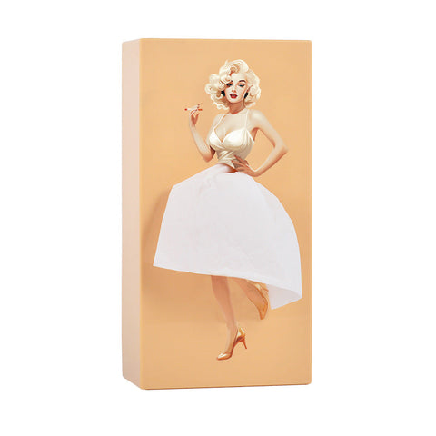 Cartoon anime girl tissue box flying skirt tissue box pod skirt girl face pumping carton cute desktop decorative ornament m5010683
