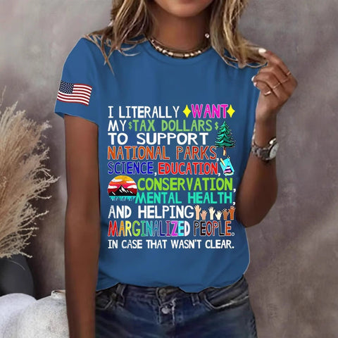 3D digital printing casual trend short sleeve women's clothing m301219