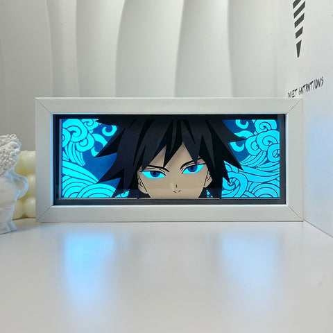 ONE PIECE Dragon Ball Hokage Paper Carving Lamp Photo Frame