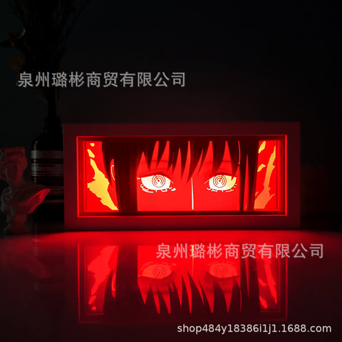 ONE PIECE Dragon Ball Hokage Paper Carving Lamp Photo Frame
