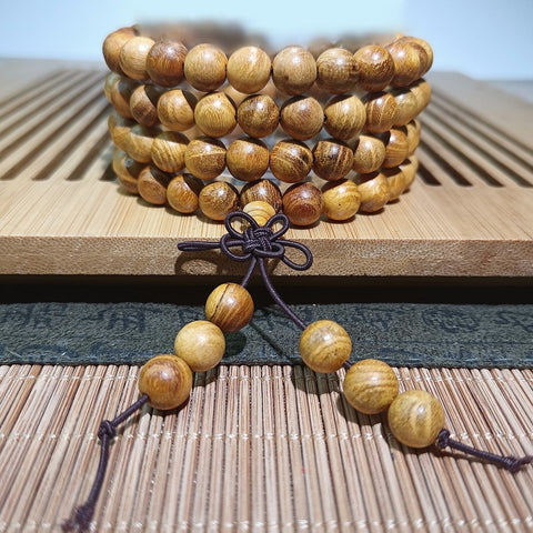Guofeng 108 bracelets, sandalwood bead bracelets, various handheld Chinese knot rosary beads m3331293