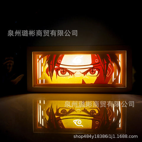 ONE PIECE Dragon Ball Hokage Paper Carving Lamp Photo Frame