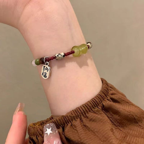 Chinese ceramic beaded bracelet femininity sweet and cute girl bracelet m3331322
