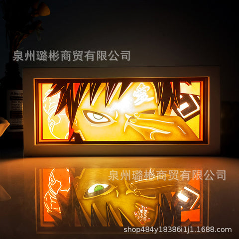 ONE PIECE Dragon Ball Hokage Paper Carving Lamp Photo Frame