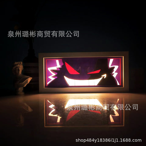 ONE PIECE Dragon Ball Hokage Paper Carving Lamp Photo Frame