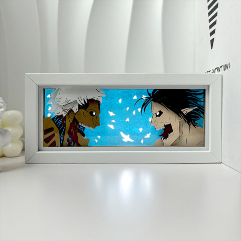 ONE PIECE Dragon Ball Hokage Paper Carving Lamp Photo Frame