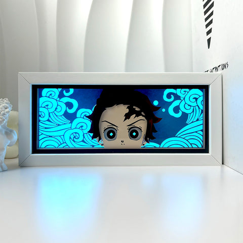 ONE PIECE Dragon Ball Hokage Paper Carving Lamp Photo Frame