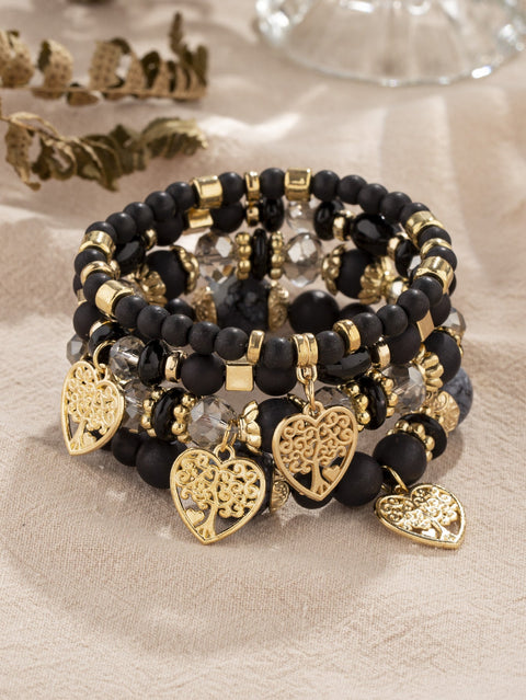 New Bohemian Bracelet Creative Tassel Multi-layer Beaded Bracelet m3331286