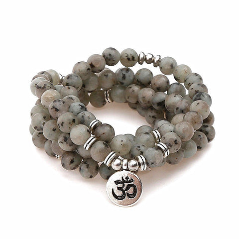 8Mm new Amazon bracelet 108 Buddha beads lotus multi-circle bracelet tree of life pendant item sweater chain m3331309