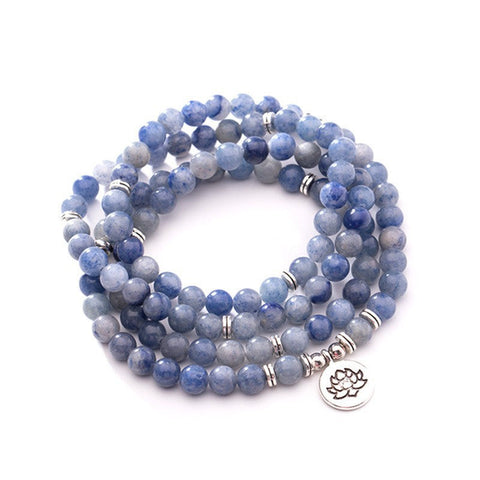 8Mm new Amazon bracelet 108 Buddha beads lotus multi-circle bracelet tree of life pendant item sweater chain m3331309