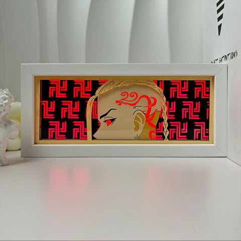 ONE PIECE Dragon Ball Hokage Paper Carving Lamp Photo Frame