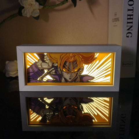 ONE PIECE Dragon Ball Hokage Paper Carving Lamp Photo Frame