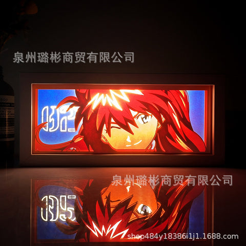 ONE PIECE Dragon Ball Hokage Paper Carving Lamp Photo Frame