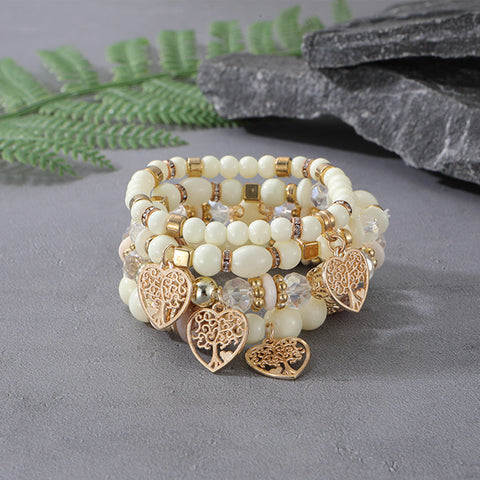 New Bohemian Bracelet Creative Tassel Multi-layer Beaded Bracelet m3331286