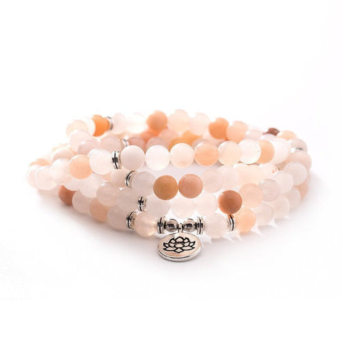 8Mm new Amazon bracelet 108 Buddha beads lotus multi-circle bracelet tree of life pendant item sweater chain m3331309