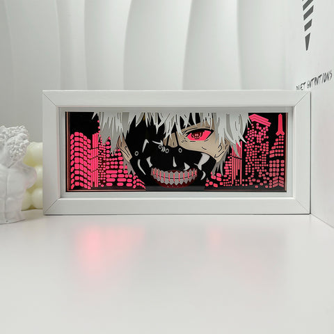 ONE PIECE Dragon Ball Hokage Paper Carving Lamp Photo Frame