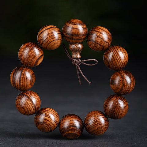 Black rosewood bracelet Wooden Buddha bead bracelet Men's cultural play Buddha beads Women's couple jewelry Bead rosary bead play m3331321