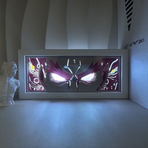 ONE PIECE Dragon Ball Hokage Paper Carving Lamp Photo Frame