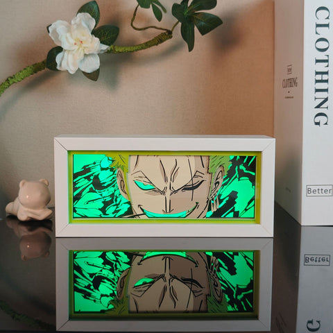 ONE PIECE Dragon Ball Hokage Paper Carving Lamp Photo Frame