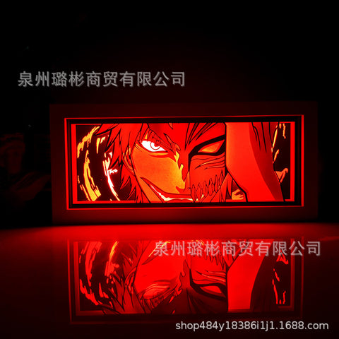 ONE PIECE Dragon Ball Hokage Paper Carving Lamp Photo Frame