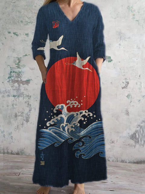 Women's slim-fit style hanging dress m301070