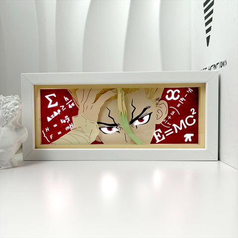 ONE PIECE Dragon Ball Hokage Paper Carving Lamp Photo Frame