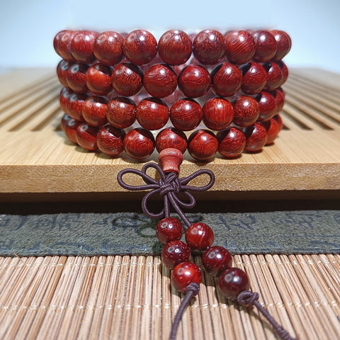 Guofeng 108 bracelets, sandalwood bead bracelets, various handheld Chinese knot rosary beads m3331293