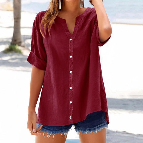 Summer shirt loose top still versatile m301355
