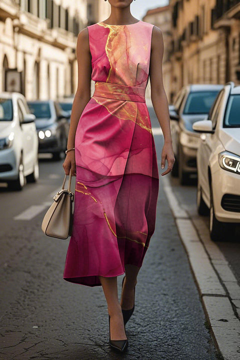 Timeless Elegant Dress Sleeveless Dress m301216