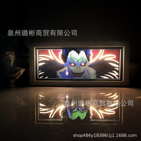 ONE PIECE Dragon Ball Hokage Paper Carving Lamp Photo Frame