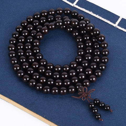 Ebony red sandalwood 108 beads bracelet wooden ebony bracelet m3331283
