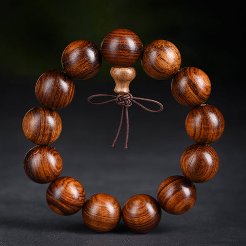 Black rosewood bracelet Wooden Buddha bead bracelet Men's cultural play Buddha beads Women's couple jewelry Bead rosary bead play m3331321