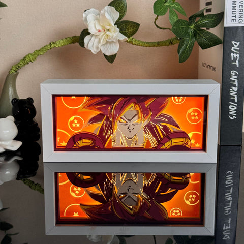 ONE PIECE Dragon Ball Hokage Paper Carving Lamp Photo Frame