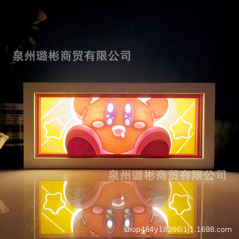 ONE PIECE Dragon Ball Hokage Paper Carving Lamp Photo Frame