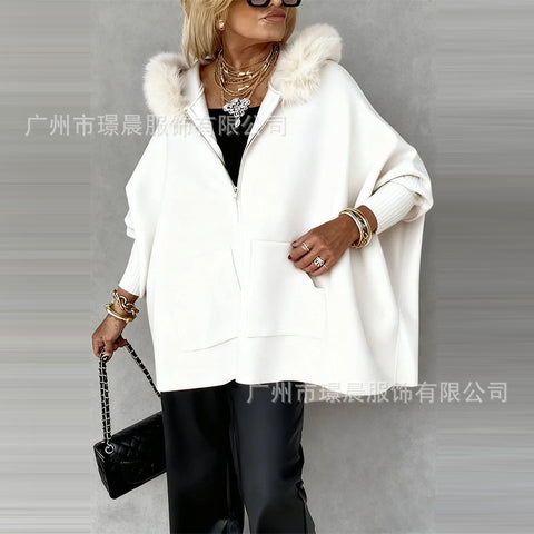 Women's Fashion Comfortable Casual Hooded Loose Jacket Women m302101