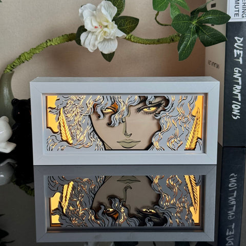 ONE PIECE Dragon Ball Hokage Paper Carving Lamp Photo Frame